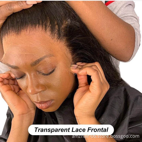 Cheap Water Wave Hd Full Lace Frontal Wig Pre Plucked Wet And Wavy Brazilian Virgin Human Hair Transparent Lace Front Wig Vendor